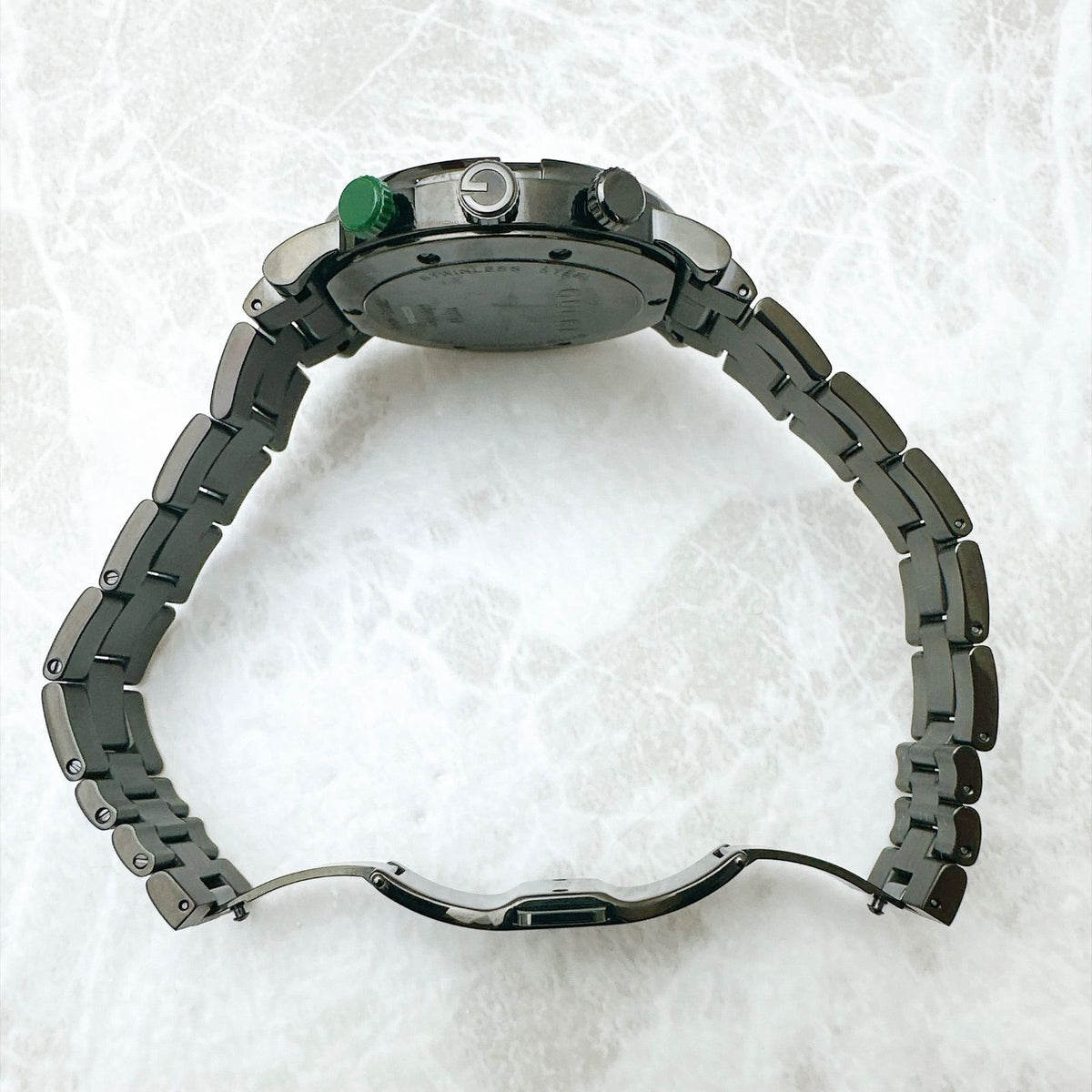 Gucci G Chrono Watch Quartz Pvd Black Ceramic — view 7