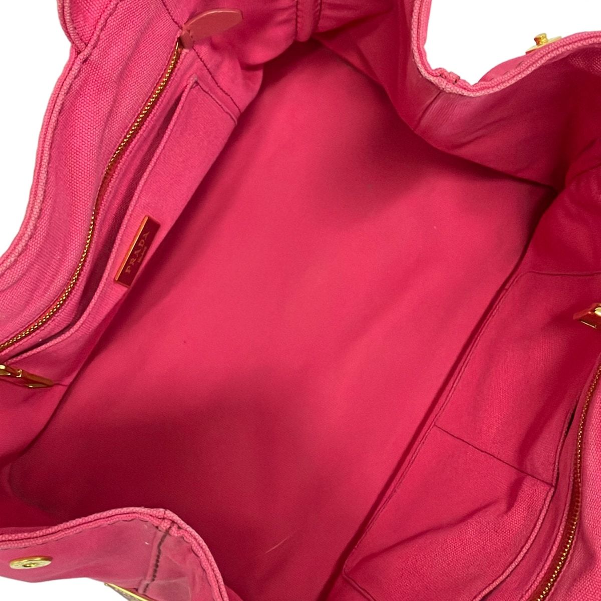 Prada Tote Bag Canapa Pink — view 7