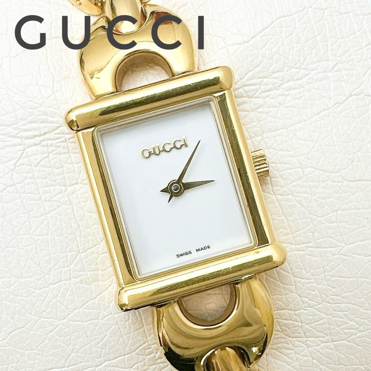 Gucci Change Strap Watch Quartz Leather