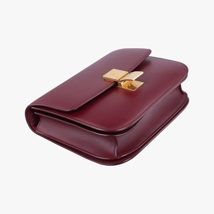 Celine Classic Box Wine Red Leather — view 5