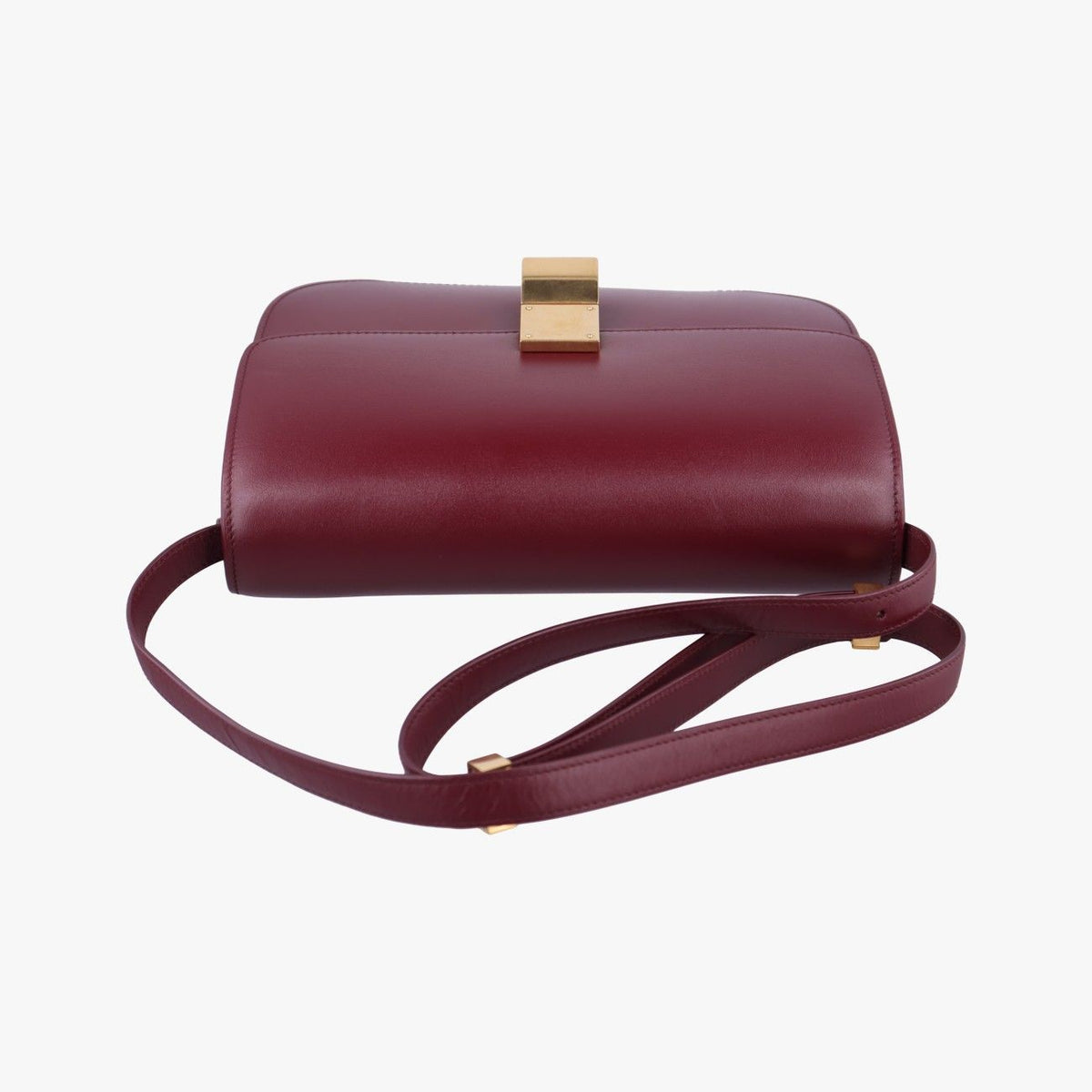 Celine Classic Box Wine Red Leather — view 8
