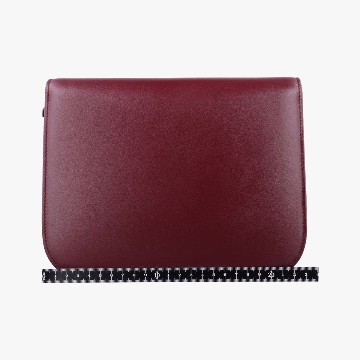 Celine Classic Box Wine Red Leather — view 2