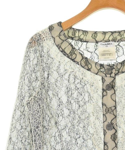 Chanel Collarless Jacket White — view 4
