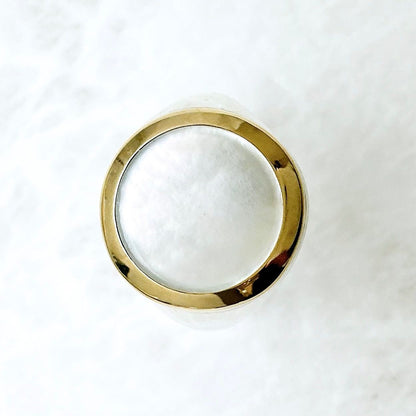 Tiffany & Co Shell Yellow Gold Silver Ring — view 5