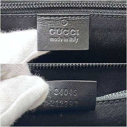 Gucci Business Bag Black Guccissima Leather — view 3