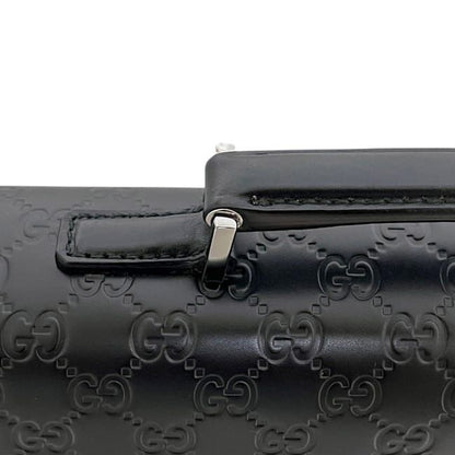Gucci Business Bag Black Guccissima Leather — view 8