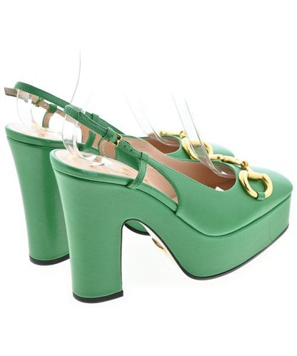 Gucci Pumps Heels Green — view 2