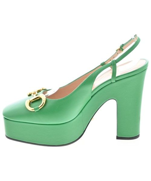 Gucci Pumps Heels Green — view 4