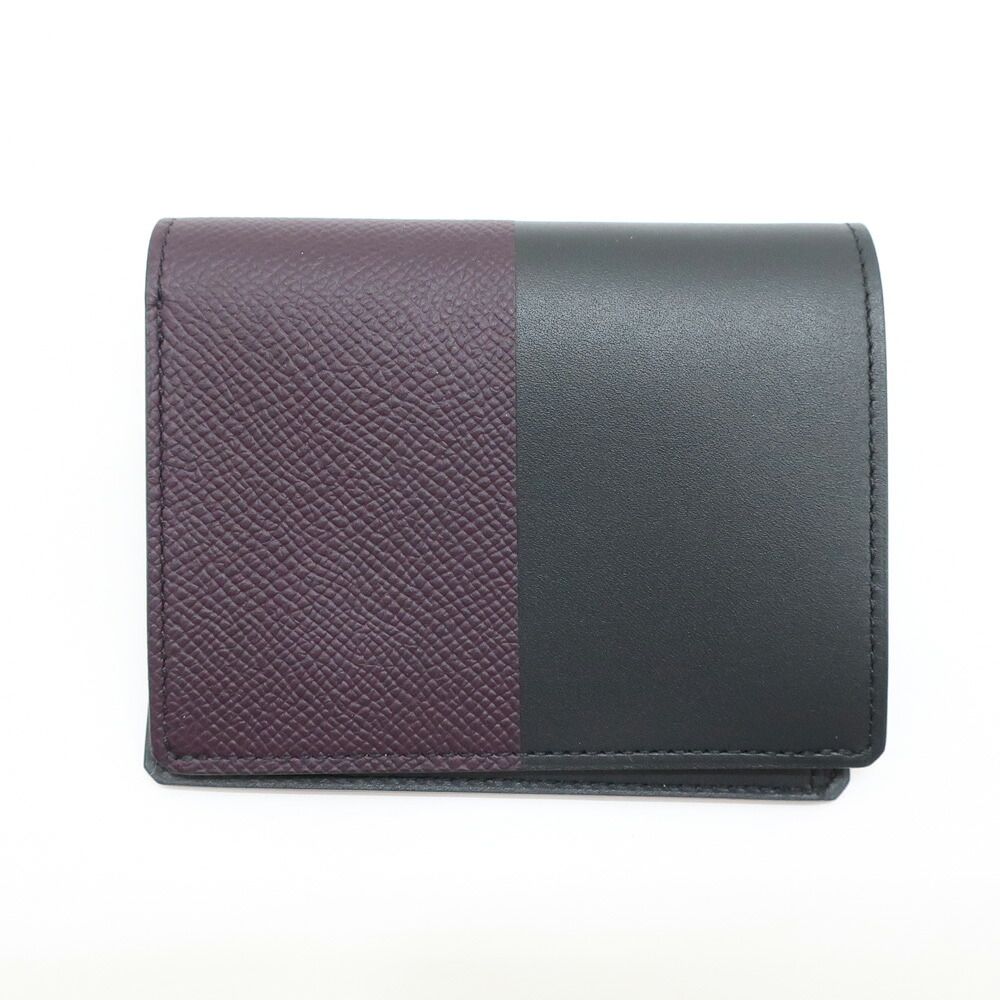 Hermes Wallet Manhattan Medium Duo Leather Bifold Compact Card Case — view 2