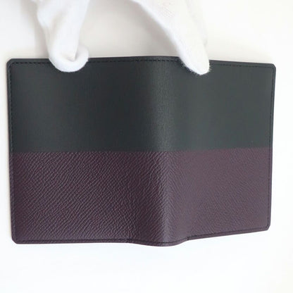 Hermes Wallet Manhattan Medium Duo Leather Bifold Compact Card Case — view 6