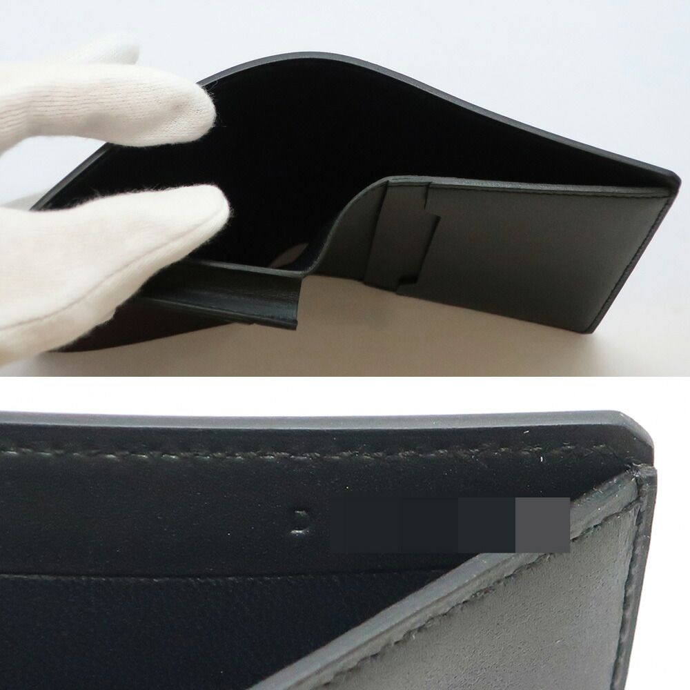 Hermes Wallet Manhattan Medium Duo Leather Bifold Compact Card Case — view 4