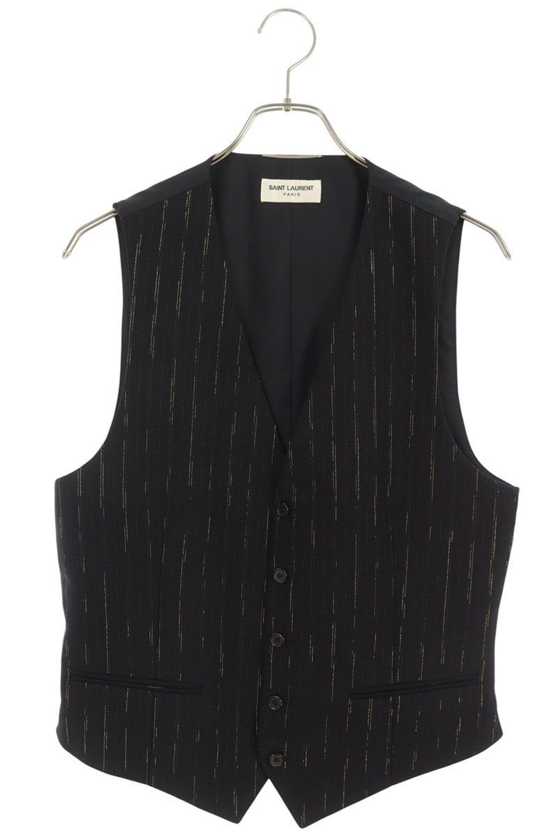 Saint Laurent Paris Pinstripe Vest 48