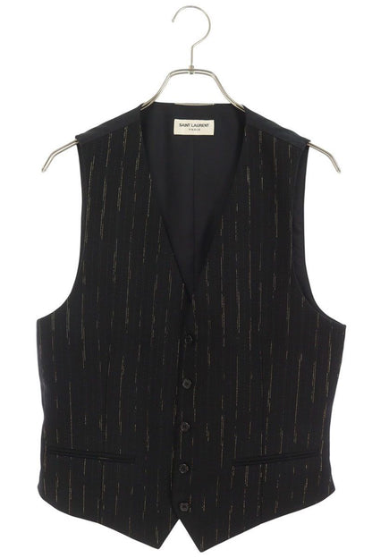 Saint Laurent Paris Pinstripe Vest 48