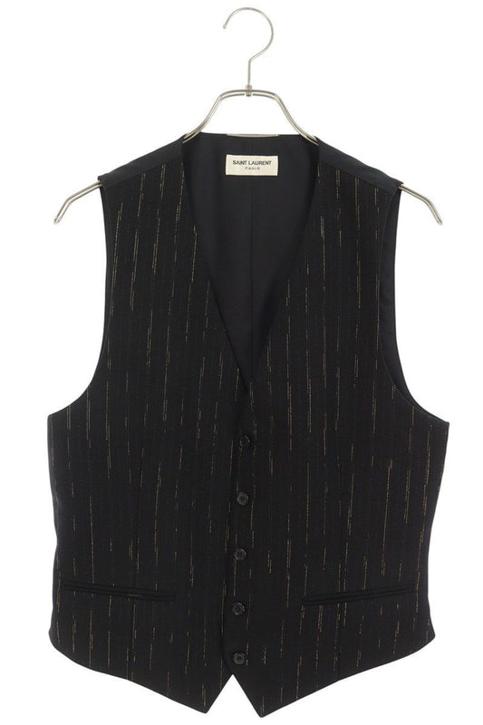 Saint Laurent Paris Pinstripe Vest 48