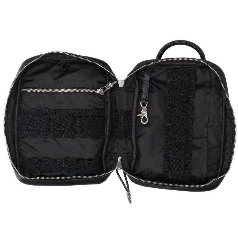 Chrome Hearts Everyday Carry SM Cemetery Cross Patch Leather Handbag — view 3