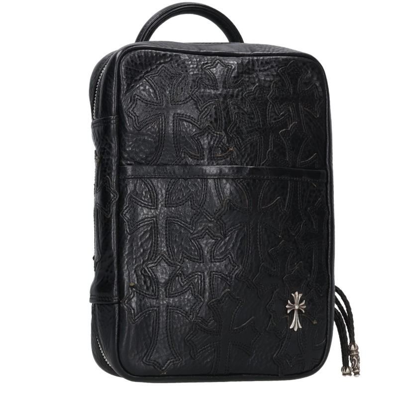 Chrome Hearts Everyday Carry SM Cemetery Cross Patch Leather Handbag