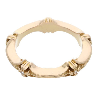 Chrome Hearts 22k Plus and Bone Diamond Gold Ring — view 2