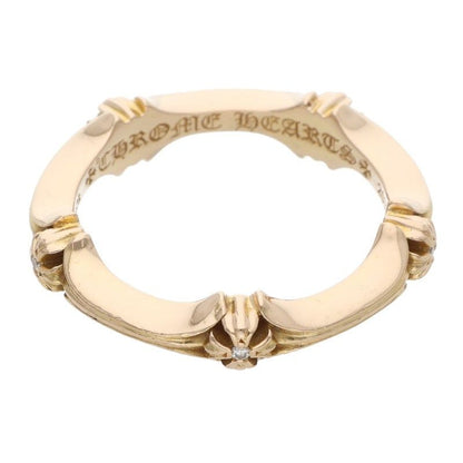 Chrome Hearts 22k Plus and Bone Diamond Gold Ring