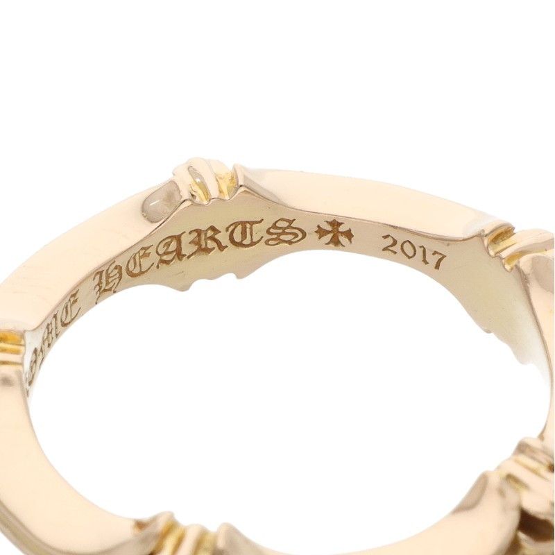 Chrome Hearts 22k Plus and Bone Diamond Gold Ring — view 4