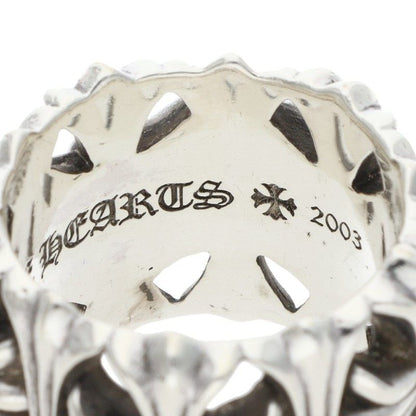 Chrome Hearts Cemetery Cross Silver Ring — view 4