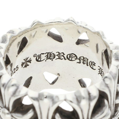 Chrome Hearts Cemetery Cross Silver Ring — view 3