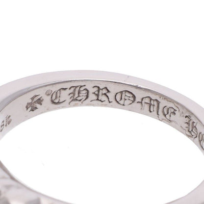 Chrome Hearts Baby Classic Pave Sapphire Floral Cross Pink White Gold Ring — view 3