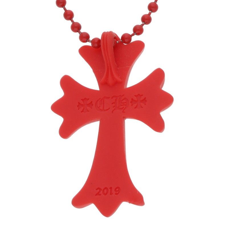 Chrome Hearts Rubber CH Cross Small CH Silicon Necklace — view 3