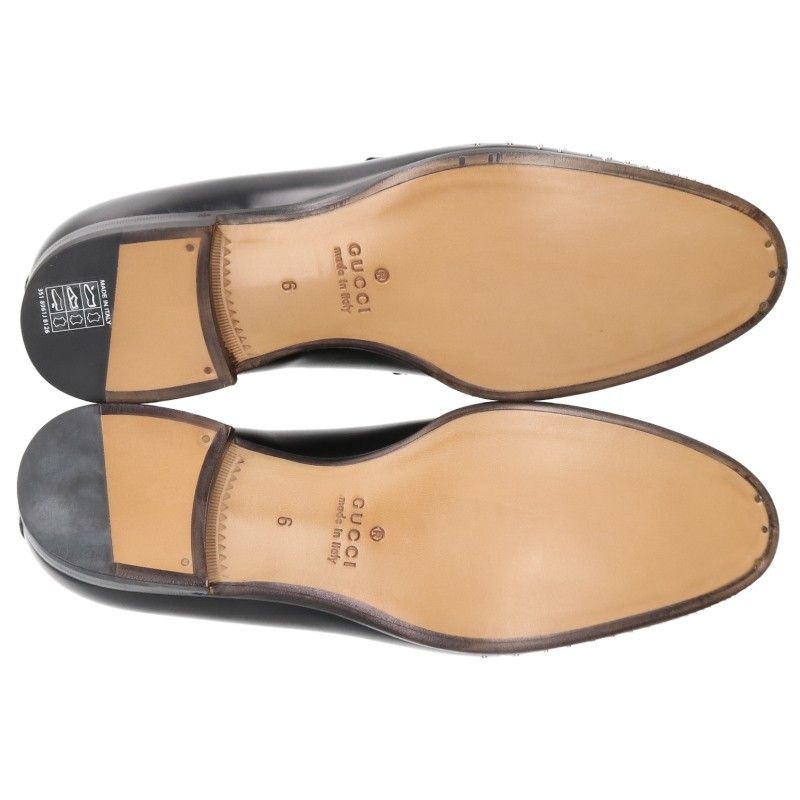 Gucci Horsebit Studded Loafers Shoes — view 3