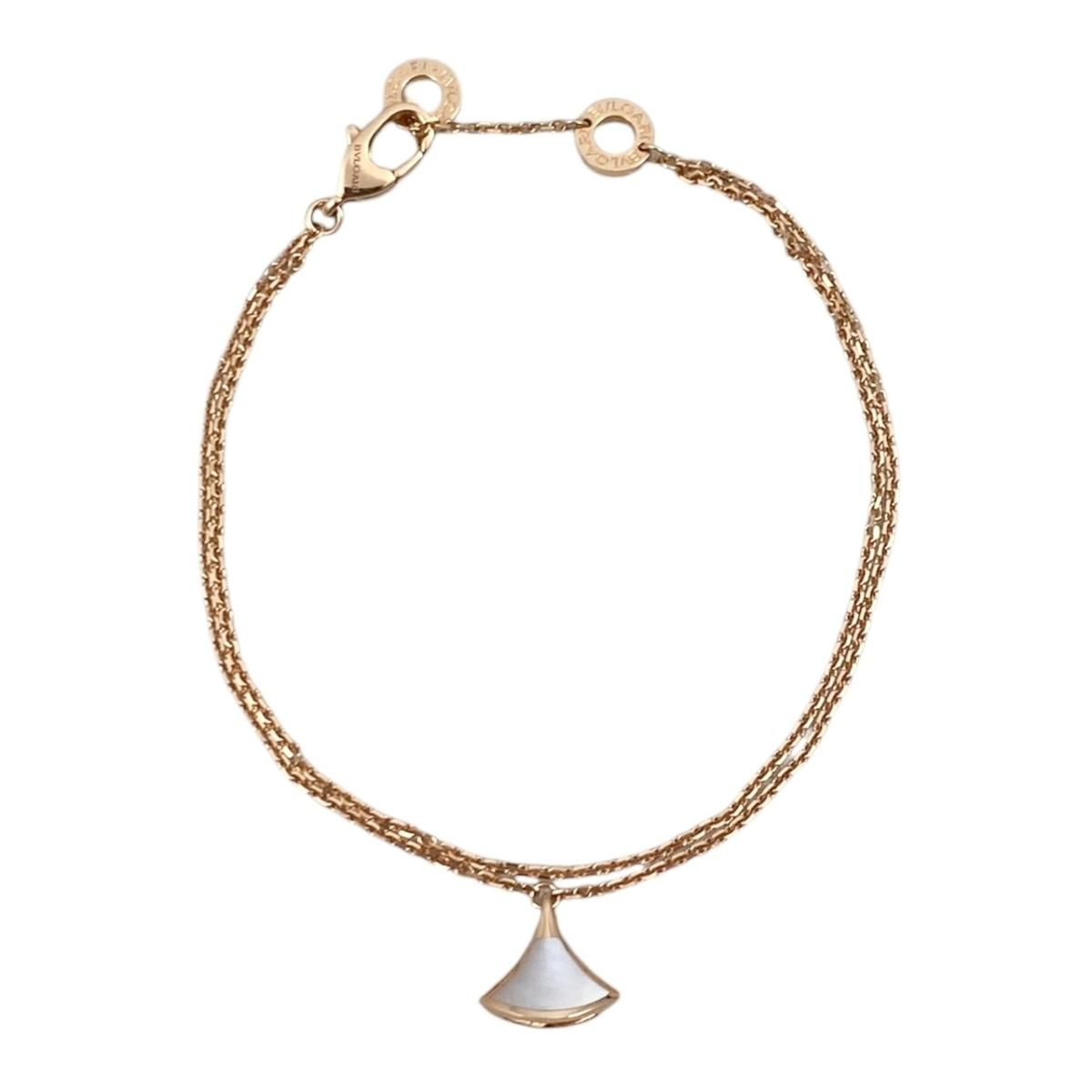 Bvlgari Bracelet Diva's Dream SM 18k Gold Rose Mother of Pearl