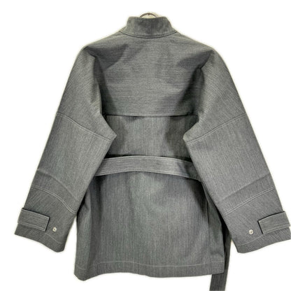 Bottega Veneta Gray Bonded Jacket 34 — view 2
