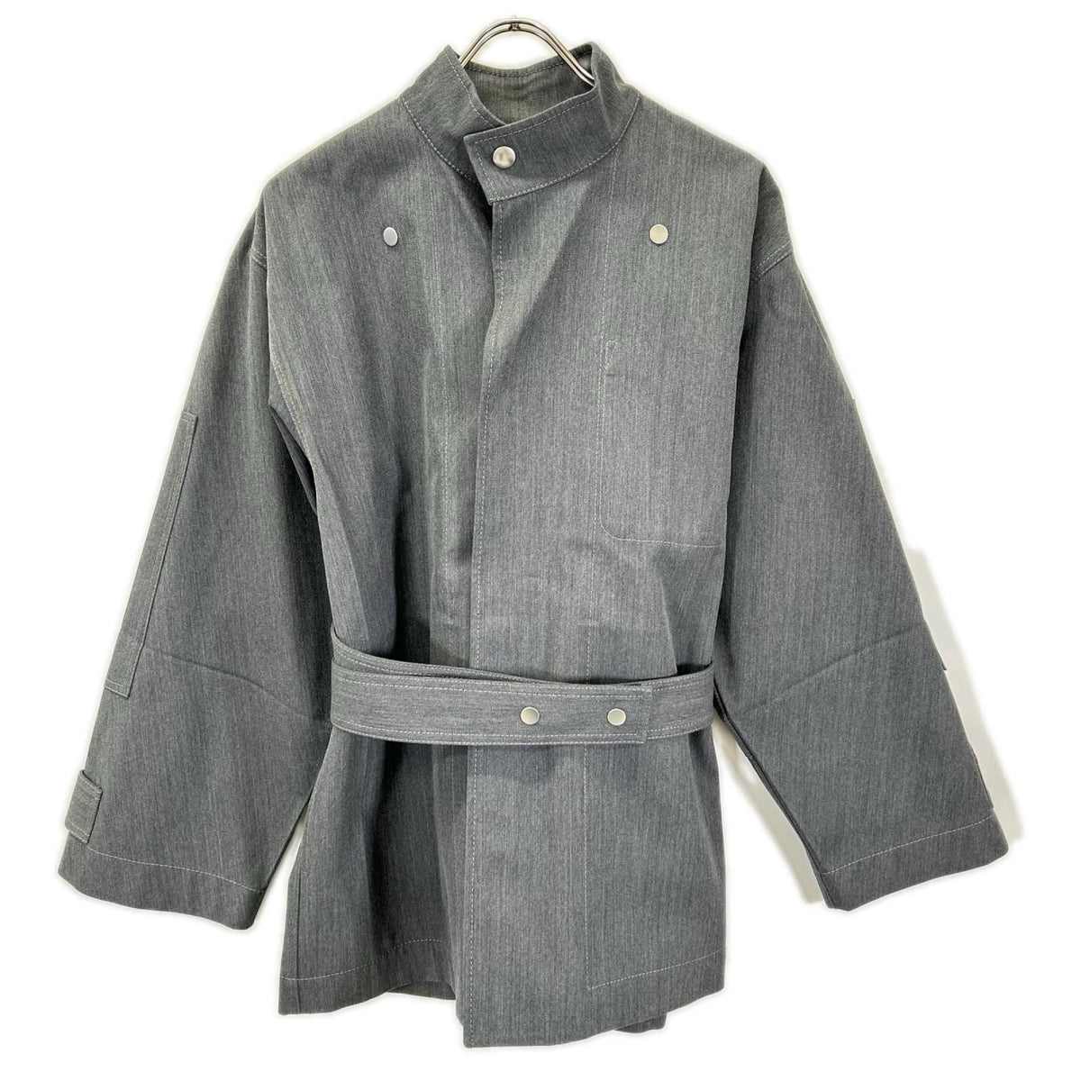 Bottega Veneta Gray Bonded Jacket 34