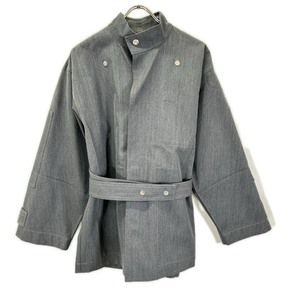 Bottega Veneta Gray Bonded Jacket 34