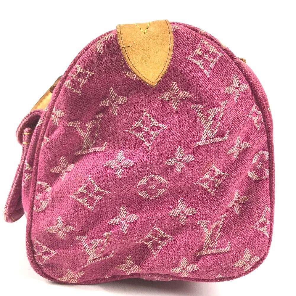 Louis Vuitton Handbag Neo Speedy Monogram Denim Canvas Pink — view 3