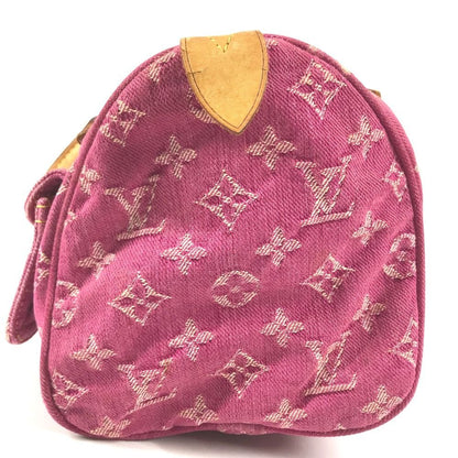 Louis Vuitton Handbag Neo Speedy Monogram Denim Canvas Pink — view 3