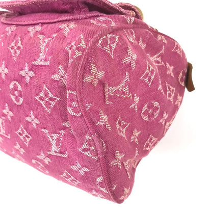 Louis Vuitton Handbag Neo Speedy Monogram Denim Canvas Pink — view 6