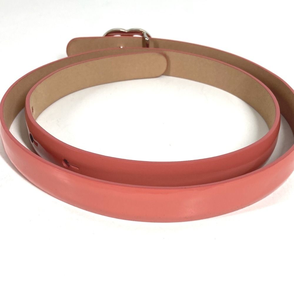 Chanel Belt CC Logo Patent Leather Pink — view 3