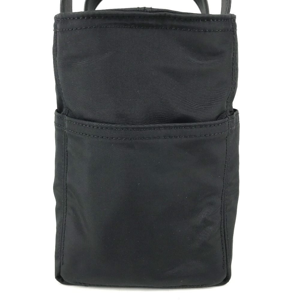 Hermes Handbag Acapulco PM Nylon Leather Black — view 4