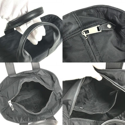 Hermes Handbag Acapulco PM Nylon Leather Black — view 8