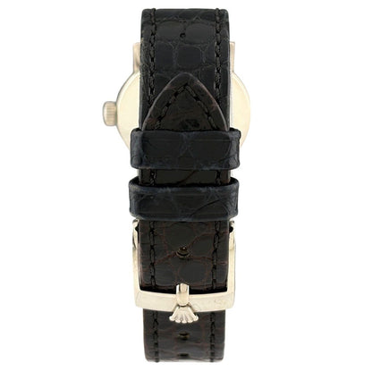 Rolex Cellini 6110/9 Watch WG Leather Quartz Silver — view 3