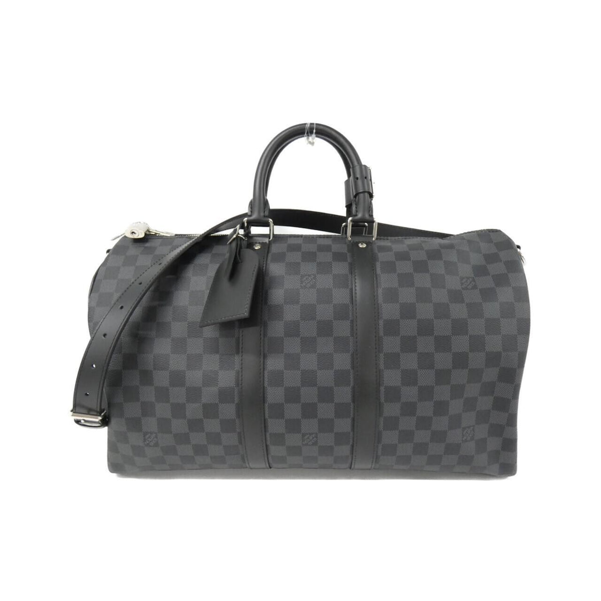 Louis Vuitton Damier Graphite Keepall Bandouliere Boston Bag