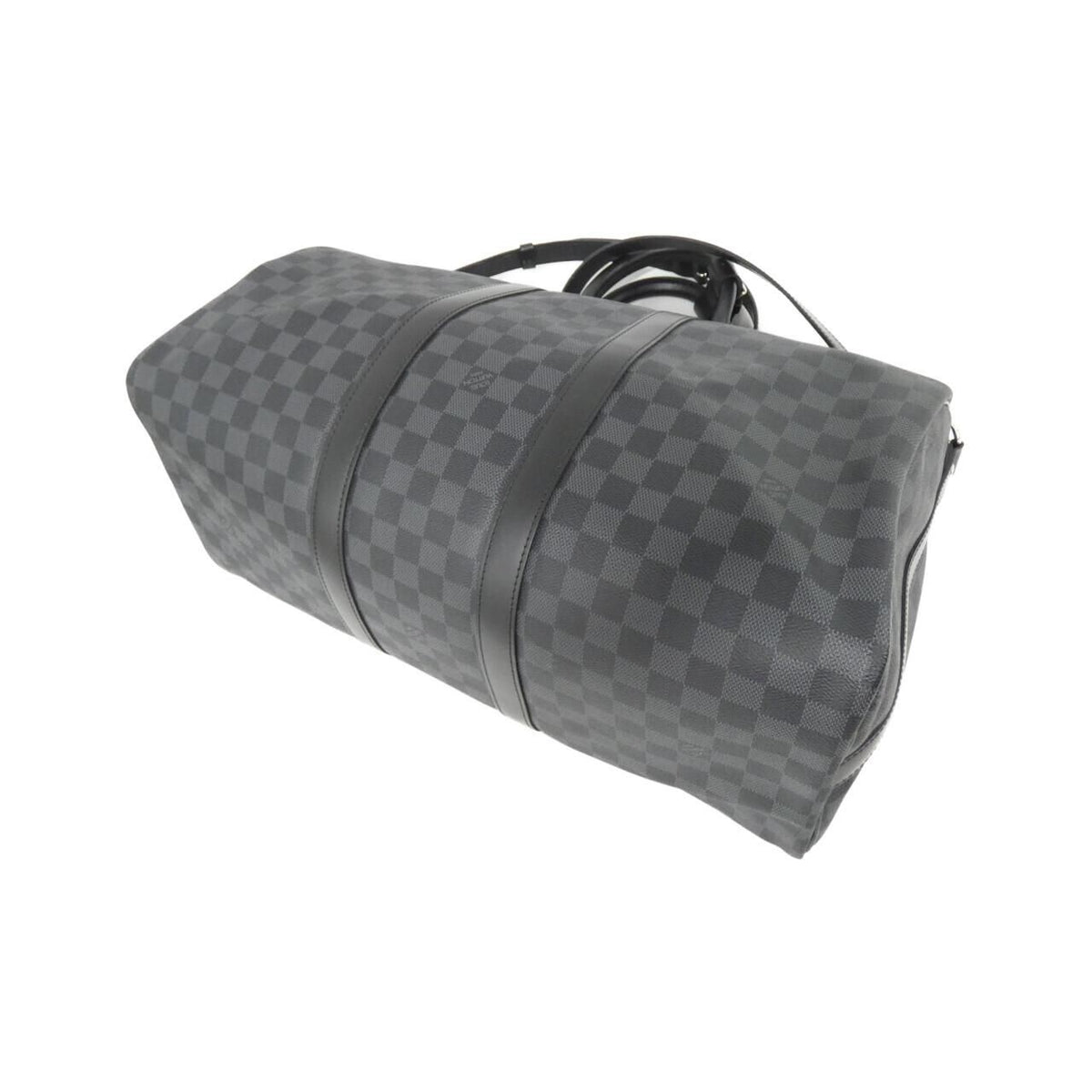 Louis Vuitton Damier Graphite Keepall Bandouliere Boston Bag — view 2