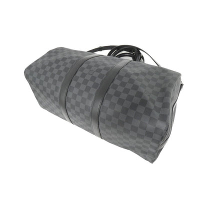 Louis Vuitton Damier Graphite Keepall Bandouliere Boston Bag — view 2