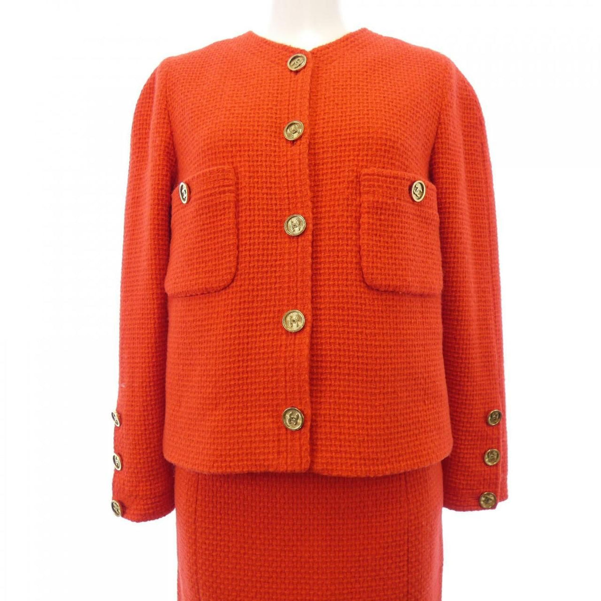 Chanel Vintage Suit Red