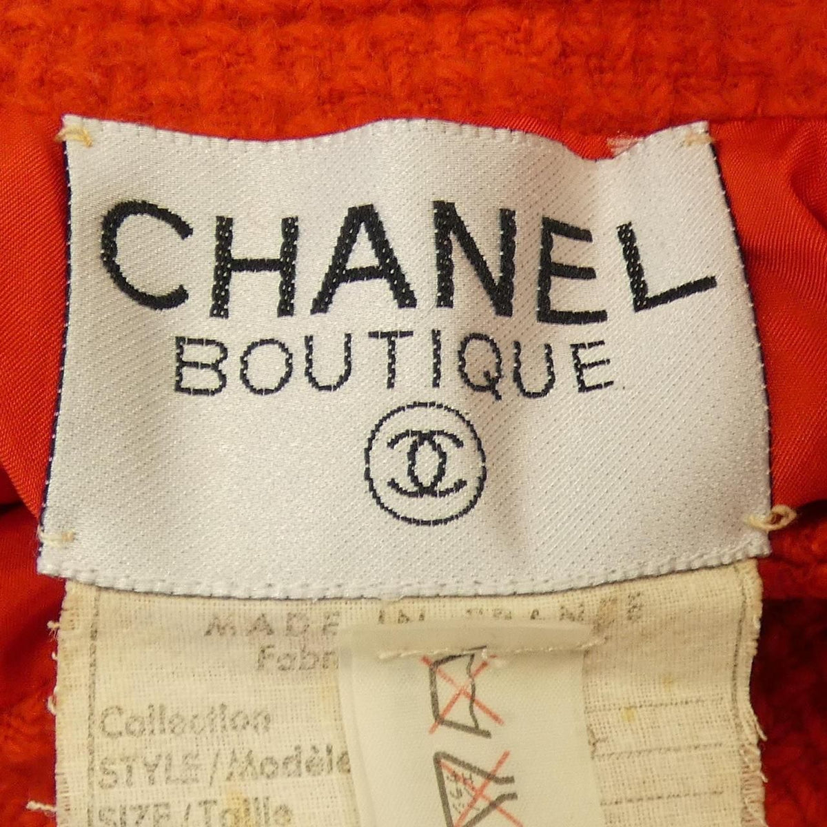 Chanel Vintage Suit Red — view 4