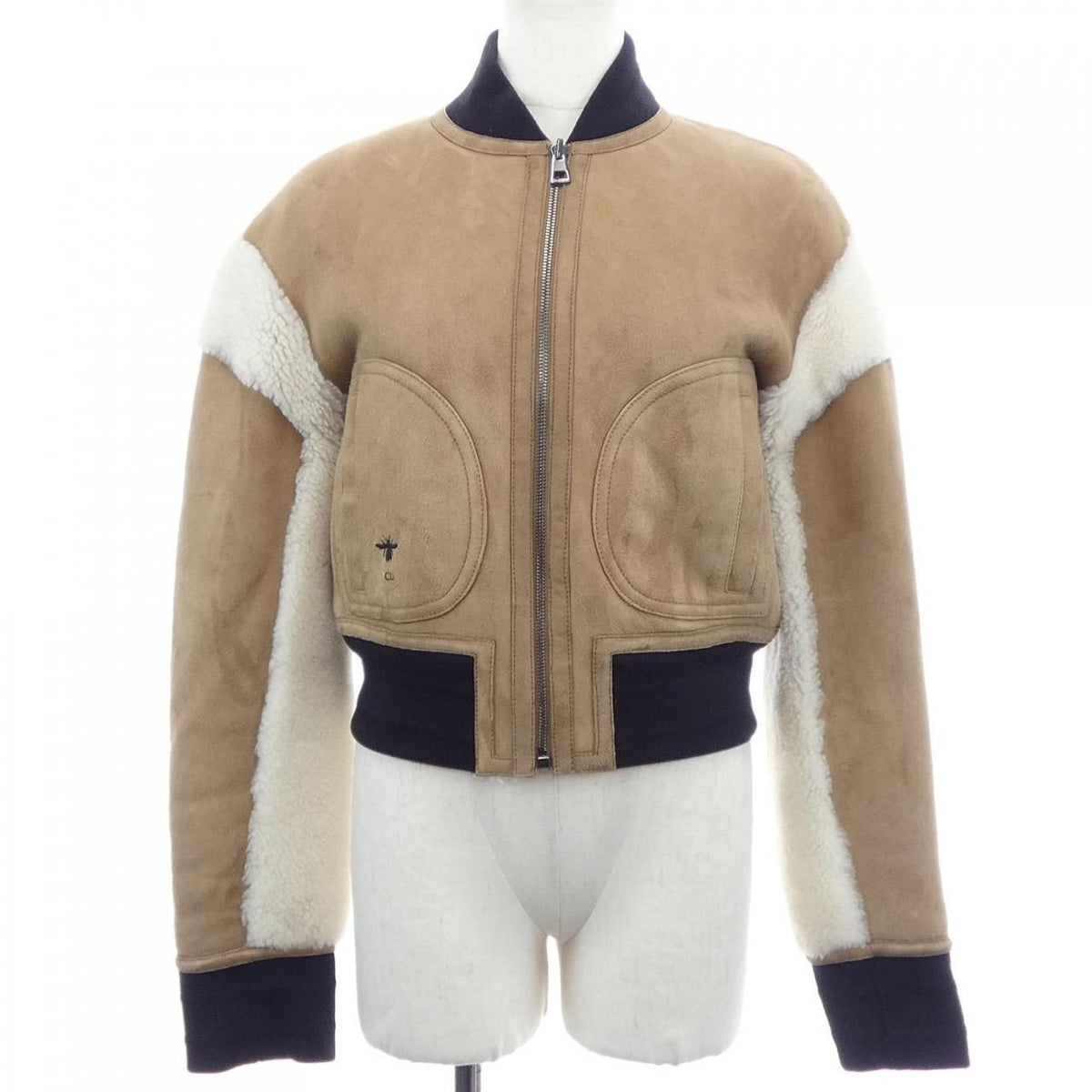 Dior Shearling Jacket Beige