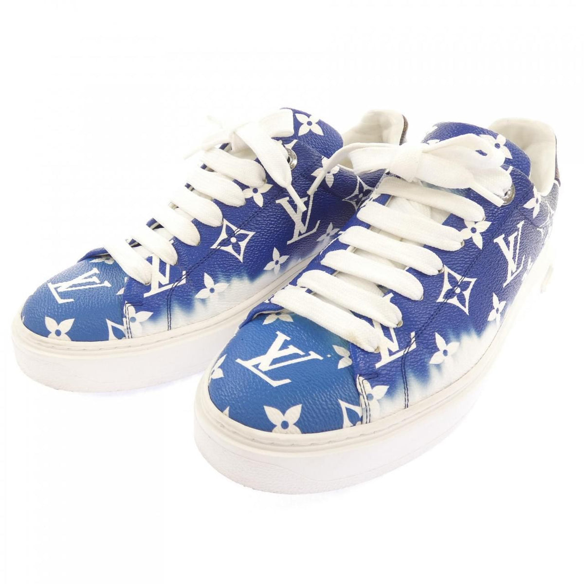 Louis Vuitton Patent Monogram Canvas LV Escale Timeout Line Sneakers — view 3