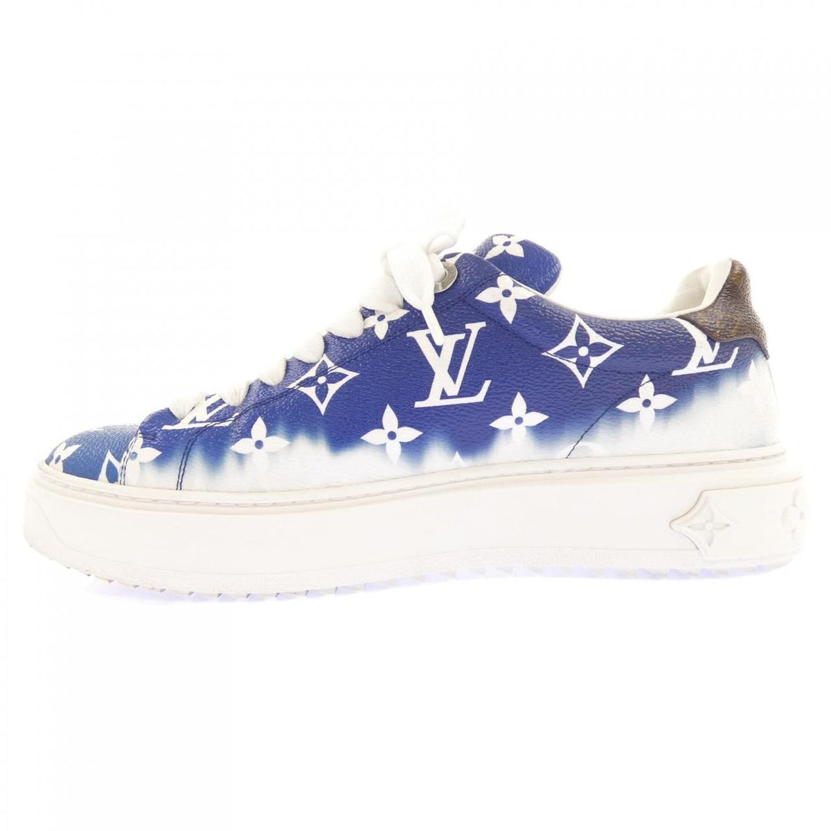 Louis Vuitton Patent Monogram Canvas LV Escale Timeout Line Sneakers — view 2