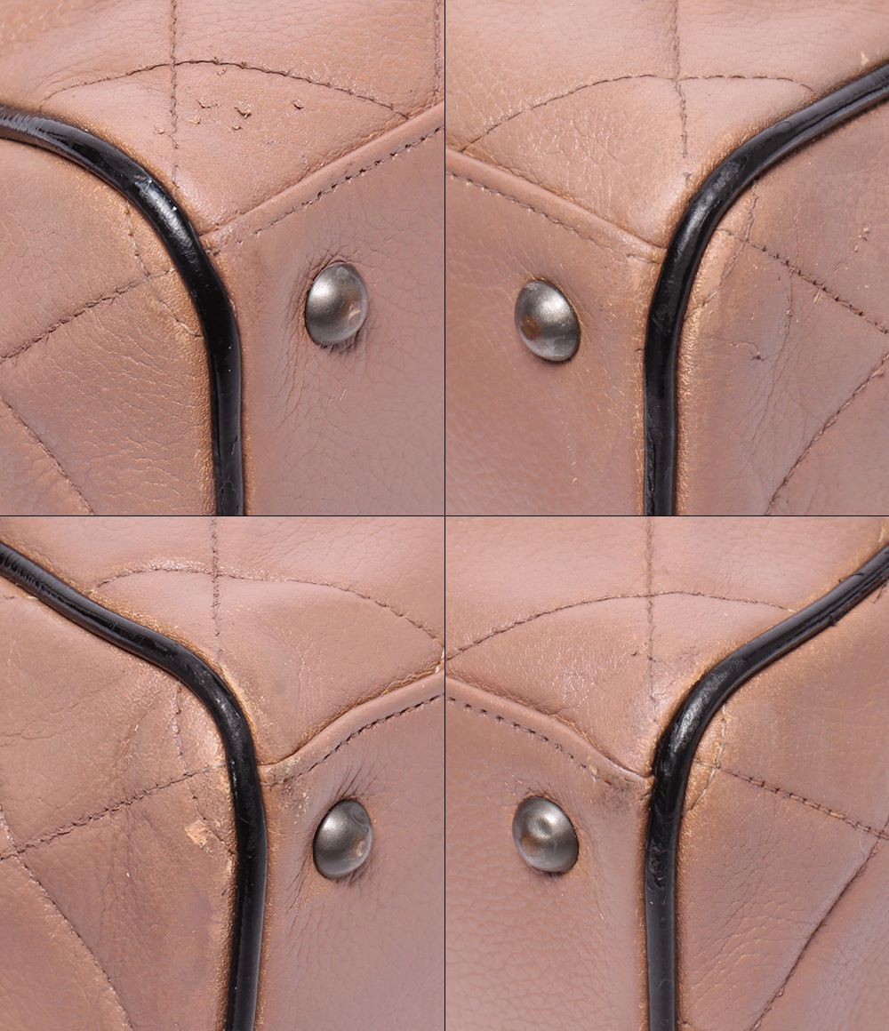 Chanel Bowling Bag Quilted Silver — view 5