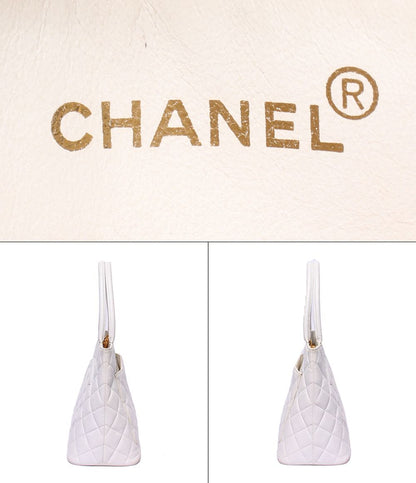 Chanel Tote Shoulder Bag Reissue Gold Caviar Leather — view 4