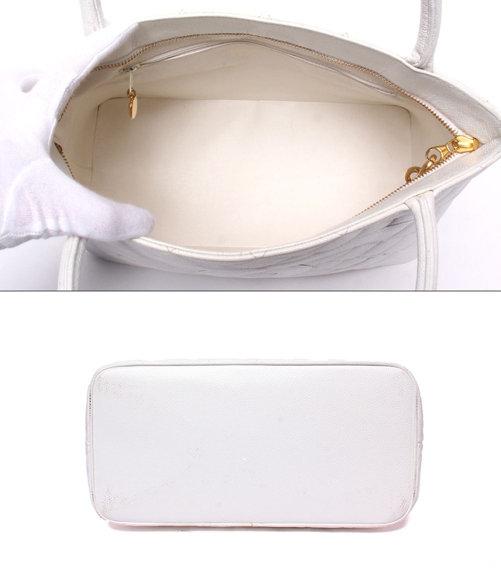 Chanel Tote Shoulder Bag Reissue Gold Caviar Leather — view 3